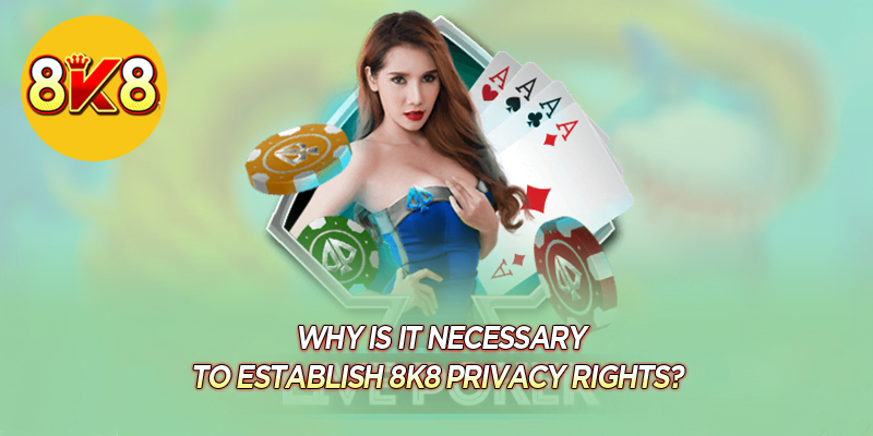 Why is it necessary to establish 8K8 privacy rights?